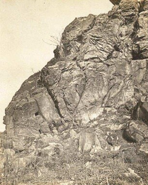 Zittauer Gebirge. Muschelsaal bei Oybin