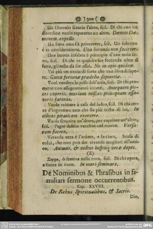 Cap. XXVIII. De Rebus Spiritualisbus, & Sacris