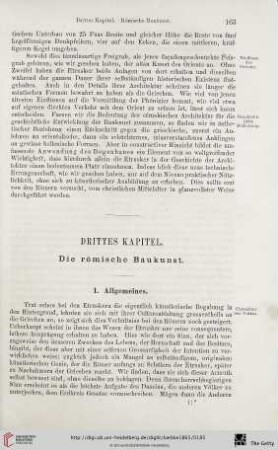 Drittes Kapitel: Die römische Baukunst