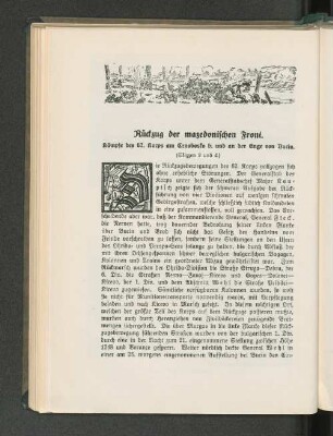 Rückzug der mazedonischen Front.