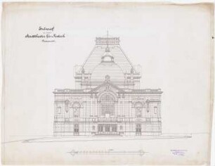 Stadttheater, Rostock: Ansicht