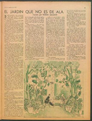 El jardín que no es de ala : Cuento por Diego Aragon
