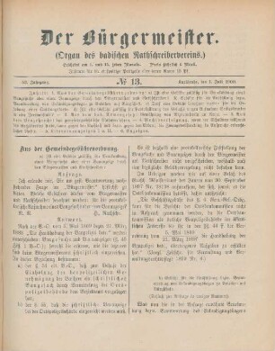 1. Juli-15. September = No. 13-18