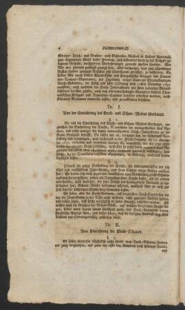 Tit. II. Von Einrichtung der Deich-Schauen