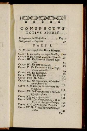 Conspectus Totius Operis.