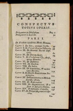 Conspectus Totius Operis.