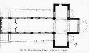 Kloster Gröningen, ehem. Benediktiner-Kloster, Klosterkirche St. Vitus, Grundriss