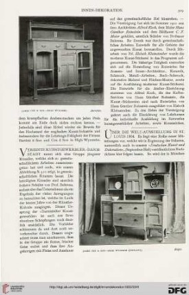 Über die Welt-Ausstellung in St. Louis 1904