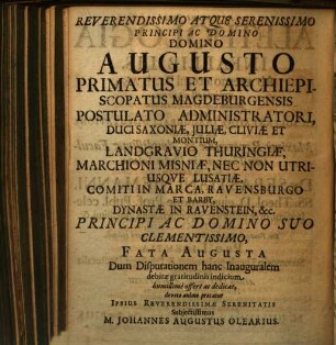 Alethologia Infallibilis, Ab aeterno aeterni Patris Logō, qui ipse est alētheia, Johann. Cap. XVII. 17. revelata