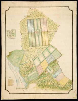 Steinhausen [Plan einer Hofanlage im Wilden oder Steinhauser Ried]