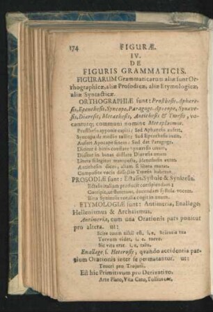 IV. De Figuris Grammaticis.