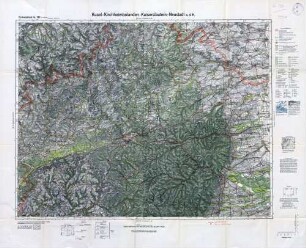 Reichskarte: Einheitsblatt 130 (1cm-Karte) Kusel-Kirchheimbolanden-Kaiserslautern-Neustadt a. d. H.