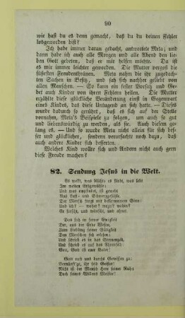 82. Sendung Jesus in die Welt