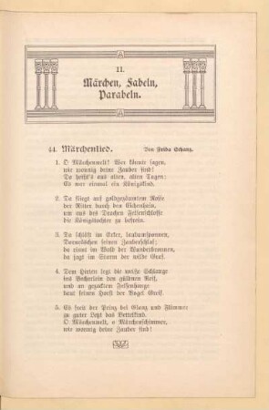 II. Märchen, Fabeln, Parabeln