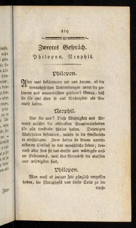 219-233, Zweytes Gespräch.