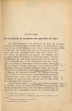 Der Einfall der Mongolen in Mitteleuropa in den Jahren 1241 und 1242