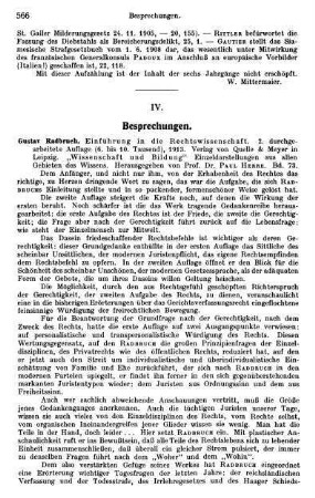 566-576, IV. Besprechungen