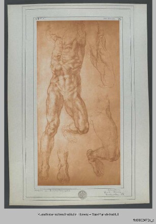 Studie für die Figur des Haman in der Sixtinischen Kapelle