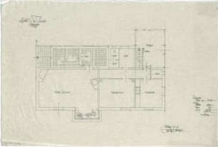 Gsaenger, Gustav; Tegernsee (Bayern); Landhaus Dr. Jamin - Variante (Grundriss)