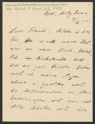 Brief an Ferruccio Busoni : 19.02.1916
