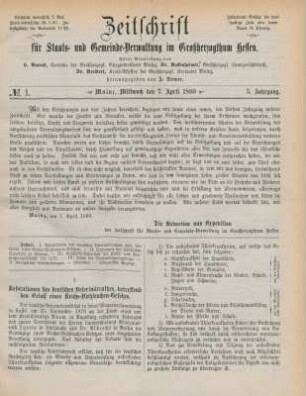 7. April 1880-23. März 1881 = No. 1-24