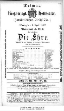 Die Ehre