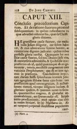 108-111, Caput XIII