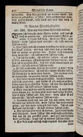 430-433, IX. Von der Standhafftigkeit