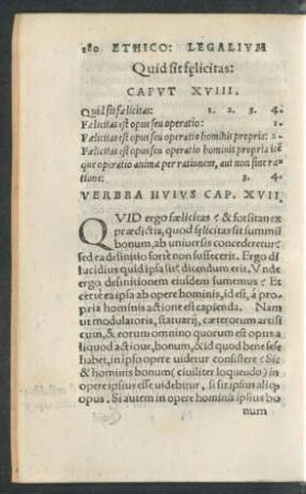 Quid sit felicitas: Caput XVIII.