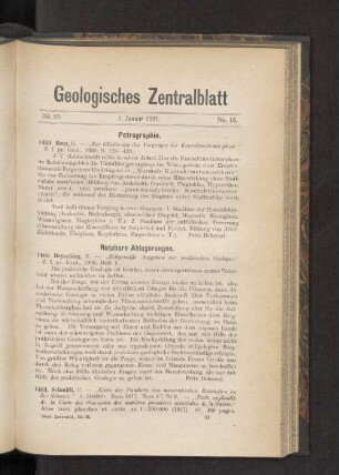 1. Januar 1921. No. 13.
