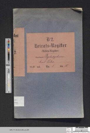 Heiratsregister Güldendorf 1914