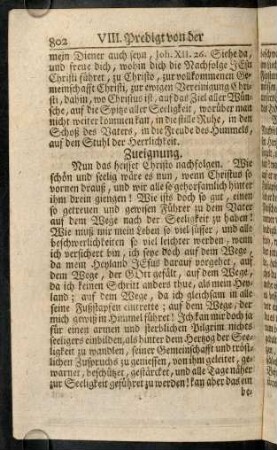 802-823, Zueignung.