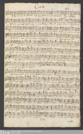Ms. Ff. Mus. 1305 - Am 3 post Trinit