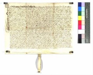 Hans Endris aus Bönnigheim verkauft dem Bernhard von und zu Liebenstein den halben Teil seines Hauses zu Bönnigheim um 185 fl.