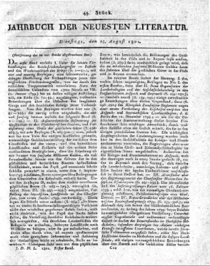 1801-08-25 : 49. Stück