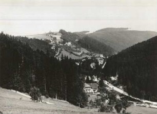 Kipsdorf : Kipsdorf. Blick von Süden, links Oberkipsdorf