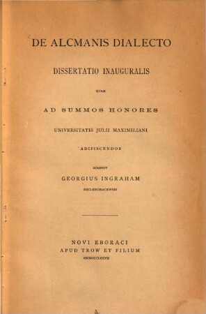 De Alcmanis dialecto