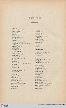 Index Grec