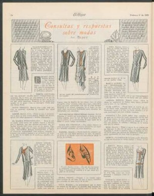 Consultas y respuestas sobre modas
