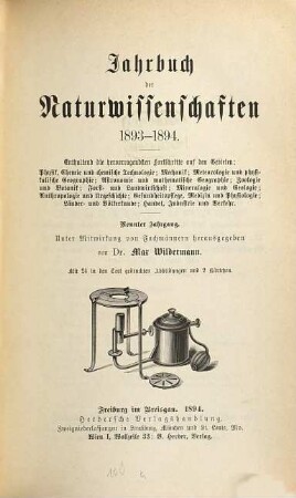 Jahrbuch der Naturwissenschaften. 9. 1893/94 (1894)