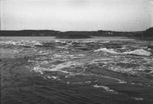 Strömung des St. John River : Die Strömung des Saint John River bei einsetzender Flut.