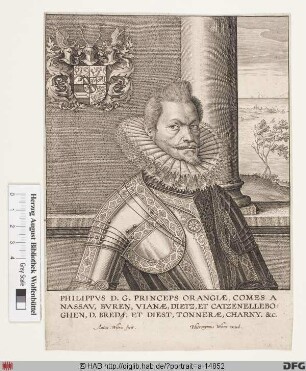 Bildnis Philipp Wilhelm, Graf von Nassau-Dillenburg, Prinz von Oranien