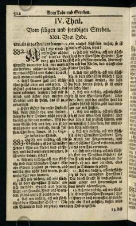 512-558, XXII. Vom Tode