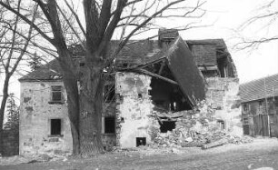 Ralbitz-Rosenthal-Naußlitz. Ehem. Jurasmühle, ruinös