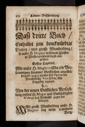 172-233, Daß dritte Buch