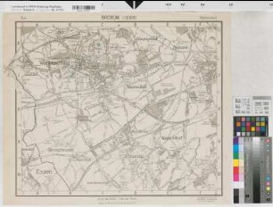 Bochum, Gauhauptstadt Bochum, Stadtplan, Blatt 4, Wattenscheid