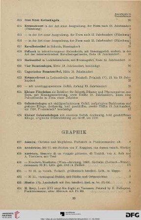 Graphik (Nr. 627-696)
