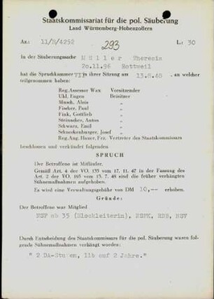 Müller, Theresia