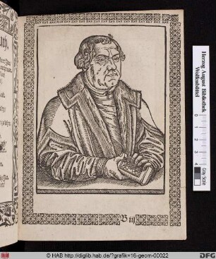Bildnis Doctor Martin Luther.