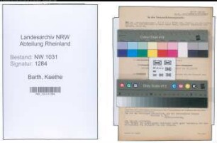 Entnazifizierung Kaethe Barth , geb. 12.02.1904 ()